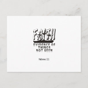 Faith Evidence of sak ej synt Vykort