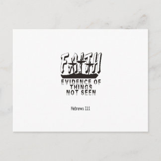 Faith Evidence of sak ej synt Vykort