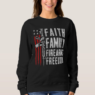 Faith Family Firearms Freedom - Pro Gud Guns Usa F T Shirt