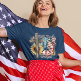 Faith Family Freedom Christian American Patriotic T Shirt