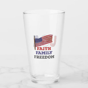 Faith Family Freedom Glaskopp