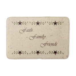 Faith Family Friends Bath Mat Badrumsmatta