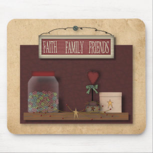 Faith Family Friends Mousepad Musmatta