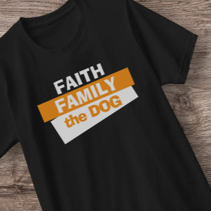 Faith Family Hund älskare Breed Family Pet T-Shirt