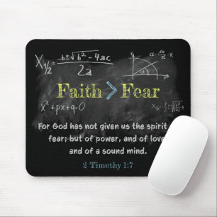 Faith > Fear 2 Timothy 1:7 Christian Verse Math Musmatta