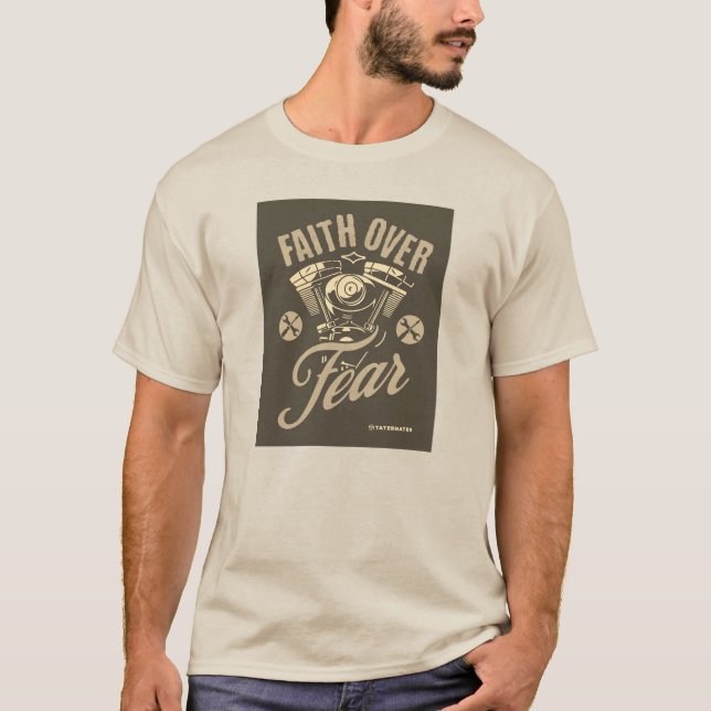 FAITH FEAR MOTORT T-SHIRT (Framsida)