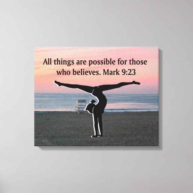 FAITH FILLED GYMNAST CANVASTRYCK (Framsida)