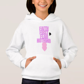 Faith First Fear Ingenting | Christian Hoodie T Shirt