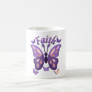 Faith Fjäril Kaffe Mugg