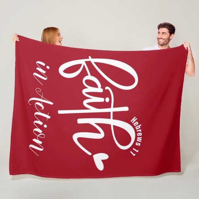 Faith - Fleece Blanket, 60" x80" (På plats)