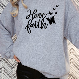 Faith Flies Butterfly T Shirt