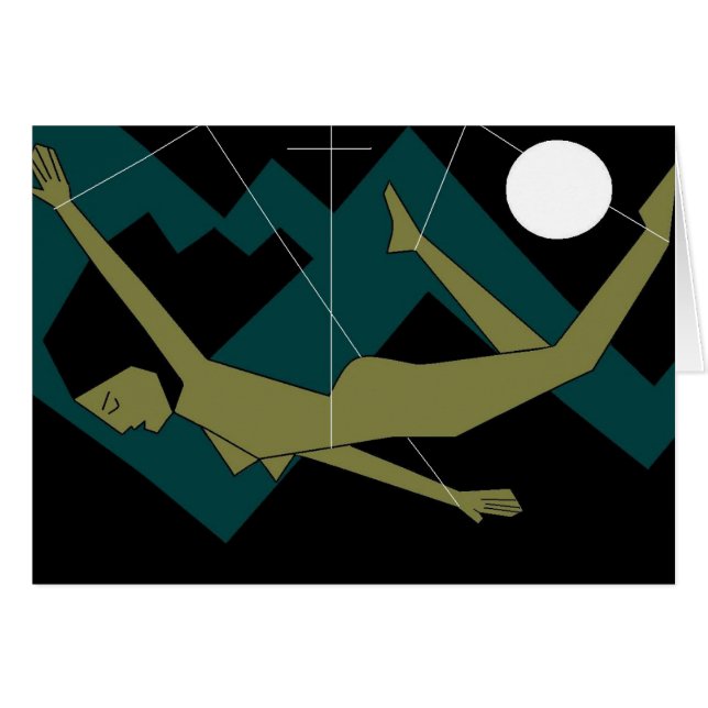 Faith Flies Hälsningskort (Framsidan Horizontal)