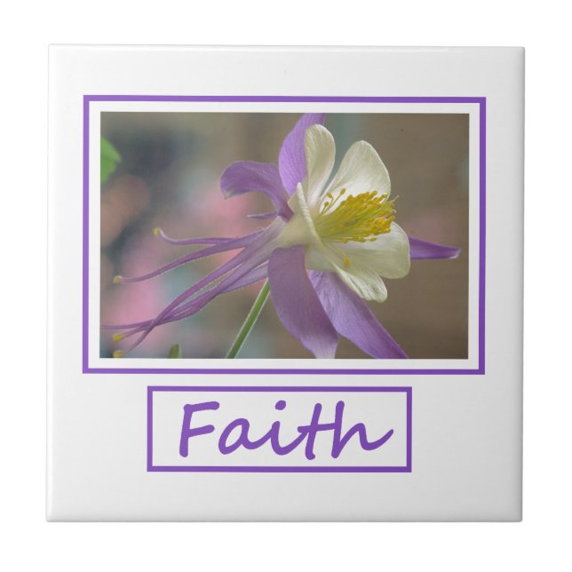 Faith Flowers Tile Kakelplatta (Framsidan)