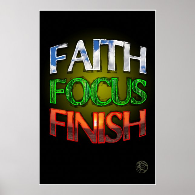 Faith Focus Avslutar Poster (Framsidan)