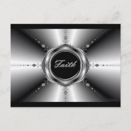 Faith Fractal Inmate vycard Vykort