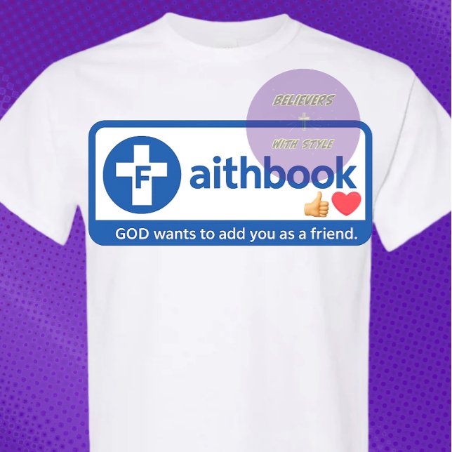 Faith - Friend - Christian T Shirt (Skapare uppladdad)