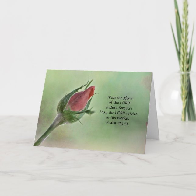 Faith Frosted Ro Note Card Kort (Framsida)