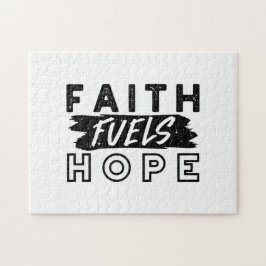 Faith Fuels Hope Quote – Uplifting Christian Art Pussel