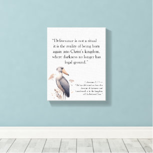 Faith-fyllda Christian Motivational Quotes Canvastryck