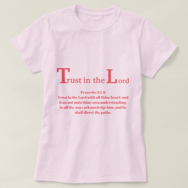 Faith Gifts Collection Dam T-Shirt (Design framsida)