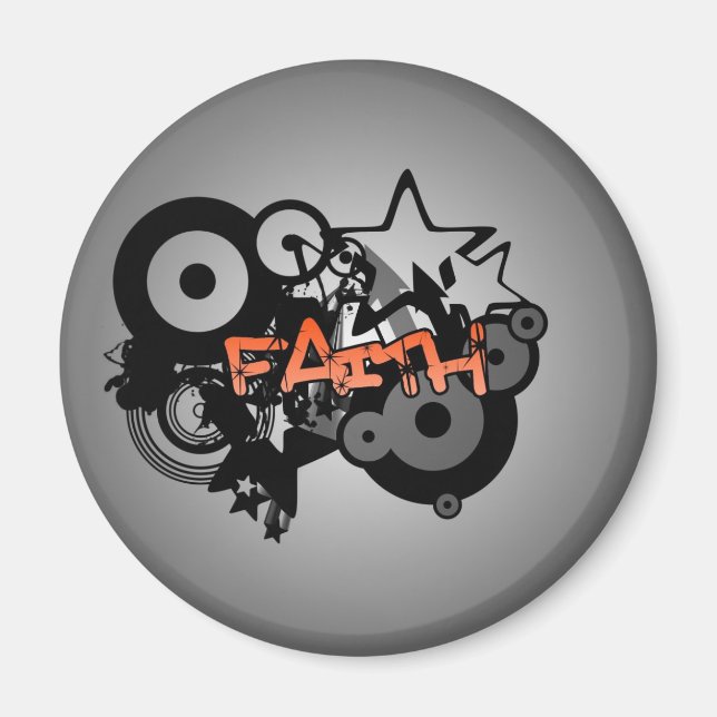 FAITH Graffiti Art Magnet (Framsidan)