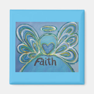 Faith Guardian Angel Ord Anpassningsbar Magnet