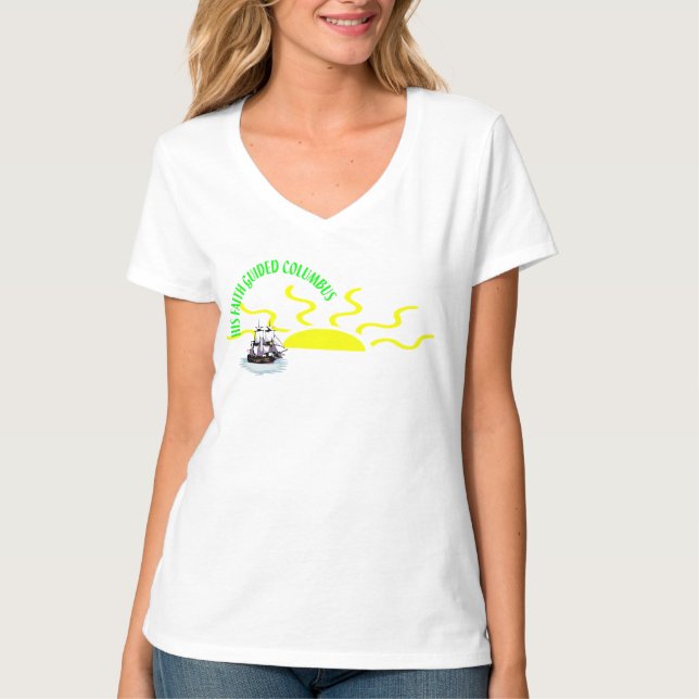 Faith Guided Columbus - T-shirt (Framsida)