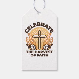 Faith Harvest Firande - Inspirational Art Presentetikett