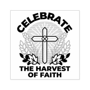 Faith Harvest Firande - Inspirational Art Stämpel