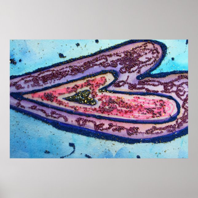 Faith Heart Poster Skriv ut (Framsidan)