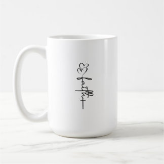 Faith Hearts & Kor Christian Faith Design Kaffemugg