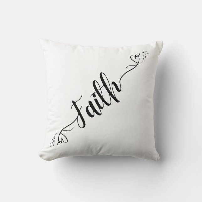 Faith & Hearts Kudde (Framsida)