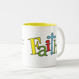 Faith Hebrews 11:1 Kaffe Mugg