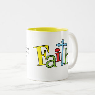 Faith Hebrews 11:1 Kaffe Mugg