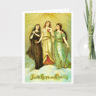 Faith, Hope and Charity Helgkort