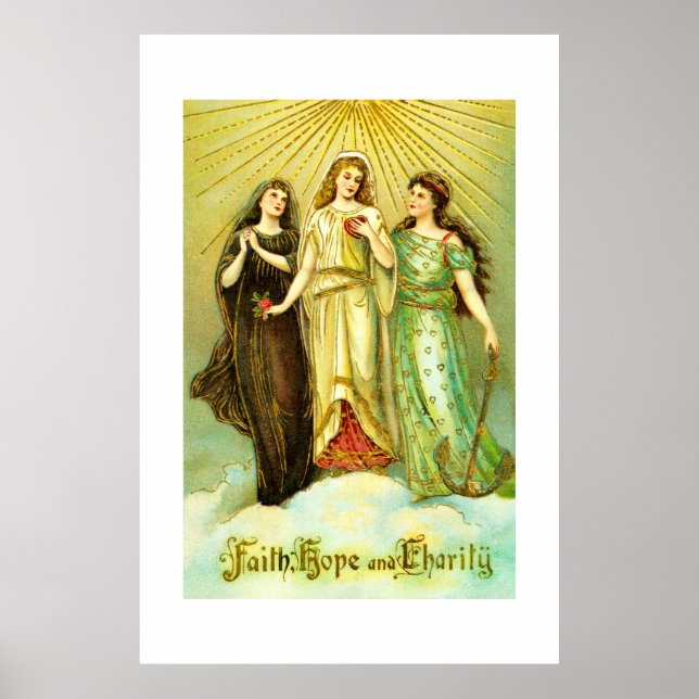 Faith, Hope and Charity Poster (Framsidan)