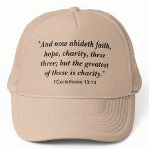 Faith, Hope, Charity Hat