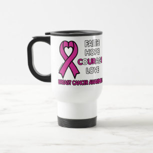 Faith Hope Courage Kärlek.. Breast Cancer Resemugg