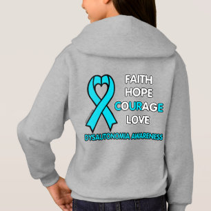 FAITH HOPE COURAGE KÄRLEK ...Dysautonomia T Shirt