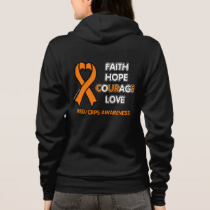FAITH HOPE COURAGE KÄRLEK...RSD/CRPS T SHIRT