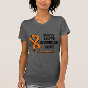 FAITH HOPE COURAGE KÄRLEK ...RSD/CRPS T SHIRT