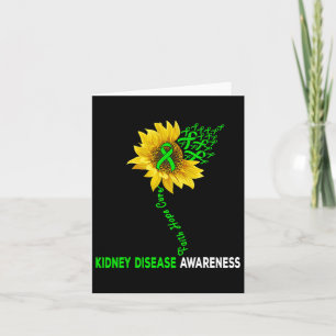 Faith Hope Cure Kidney Disease Solros Puzzle Pi Kort