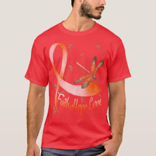 Faith Hope Kärlek ADHD Awareness Dragonfly Premium T Shirt