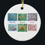 Faith Hope Kärlek Angel Art Collage Ornament Penda<br><div class="desc">Följande konstkollage består av Angel Ord (Faith, Hope, Kärlek) och Inspirational Ord (Faith, Hope, Kärlek). I texten mellan de sex målningarna står det "tro, hopp, kärlek". Dessa bilder är designade för att ge eftertanke och meditation om ord. Tanken är för tänkan om målningen, och det kommer att hjälpa er att...</div>