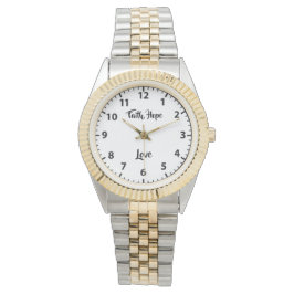 FAITH, HOPE, KÄRLEK ARMBANDSUR