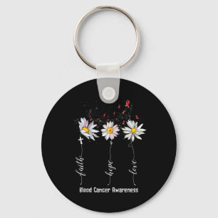 Faith Hope Kärlek Blood Cancer Awareness Flower Gi Nyckelring