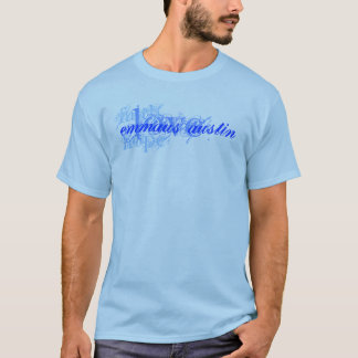 Faith, Hope, Kärlek - Blue Tee Shirt