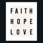 Faith Hope Kärlek Box Poster<br><div class="desc">Faith Hope Kärlek Box</div>