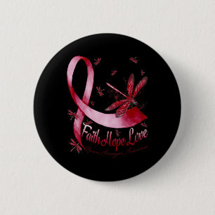 Faith Hope Kärlek Brain Aneurysm Awareness Dragonf Knapp