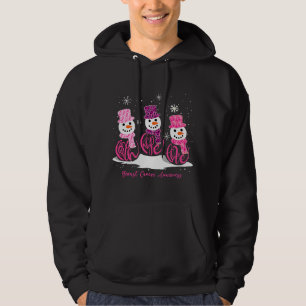 Faith Hope Kärlek Breast Cancer Awareness jul Hoodie